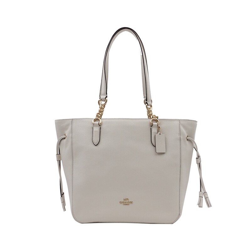 elle chain tote coach