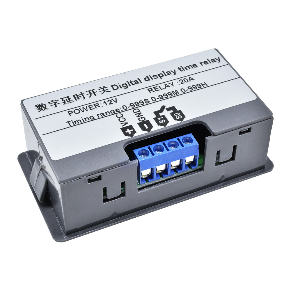 Original Diymore 12V Thermostat Cycle Timer Delay Dual Display Relay Module 0-999 hours