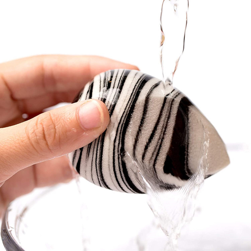BEAUTYBIGBANG Premium Quality Marble Makeup Sponge Soft Microfiber Blender