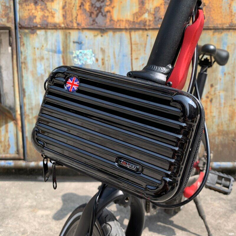 Cho Brompton/Birdy Túi Vỏ Cứng Xe Đạp Gấp Được Nhiều Màu Có Giá Đỡ Cố Định Túi Đựng Đồ Thời Trang Trang Trí Cá Nhân