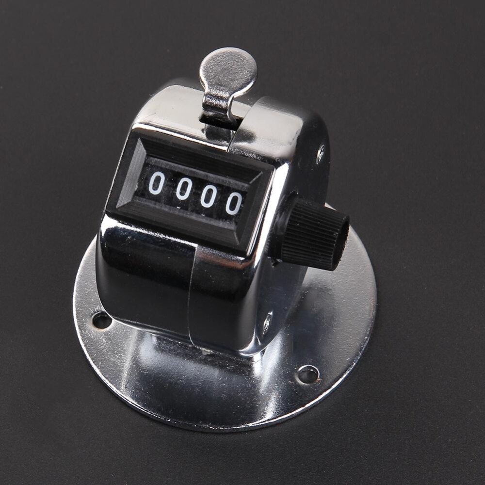 Digital Hand Tally Counter 4 Digit Number Manual Counting Golf Clicker