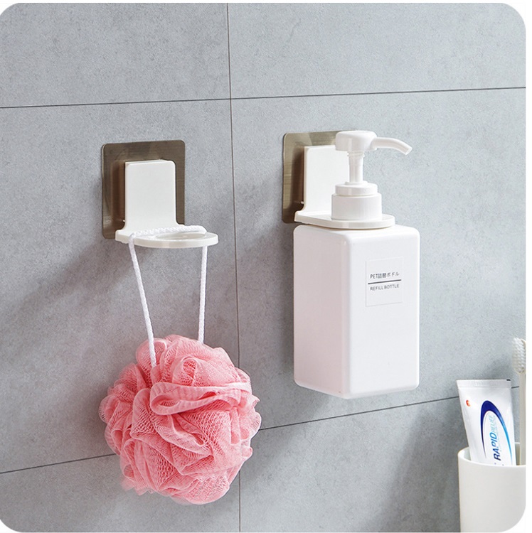 2 Cái Giá Treo Tường Giá Đựng Chai Dầu Gội Đầu Móc Treo Dầu Gội Dính Ma Thuật Gắn Tường Chai Xà Phòng Tắm Tay Giá Treo, Móc Treo Phòng Tắm Phụ Kiện