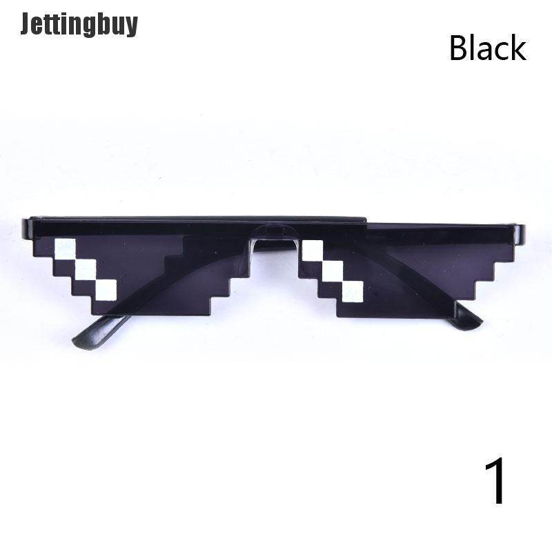 Thug Life Attitude Sunglasses 8 Bit Pixel Deal With IT Unisex Glass Eyewear