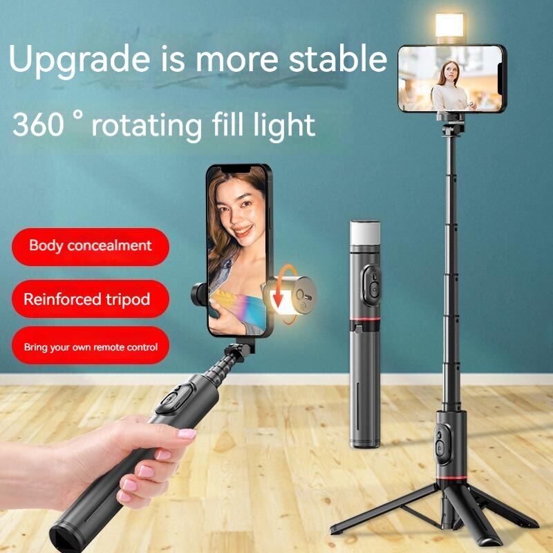 Zeallion Gimbal Gập Giá Đỡ Ba Chân Gậy Selfie Chống Rung Thiết Bị Ổn Định Cầm Tay Từ Xa Bluetooth Điều Khiển Tay Cầm Chống Rung Điện Thoại Thông Minh