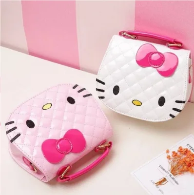 Ready Stock Hello Kitty Bag Cartoon Handbag Kids Cute Sling Kid Bags OFFER