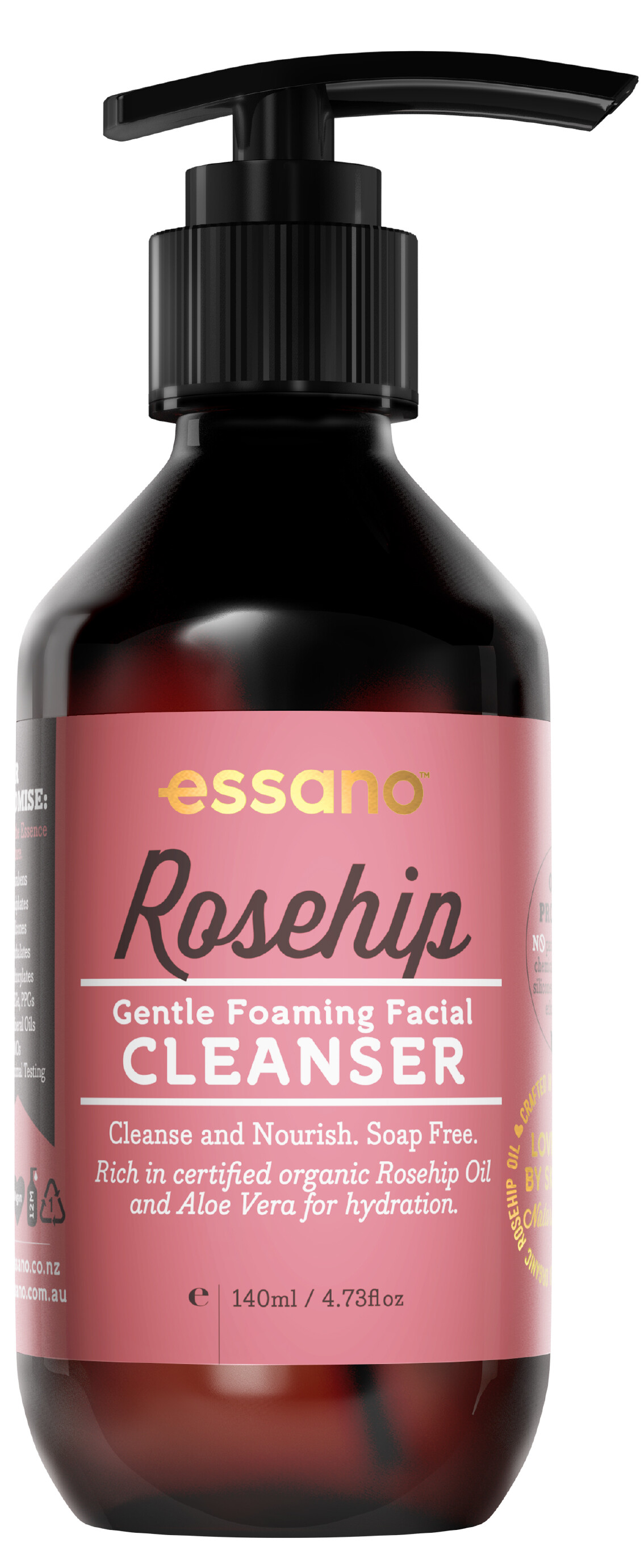 essano rosehip gentle foaming facial cleanser