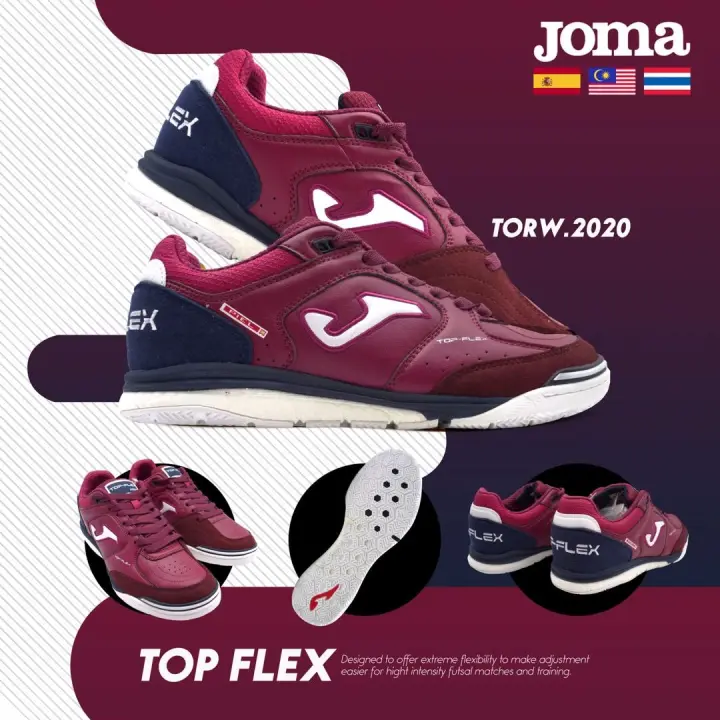 kasut futsal joma top flex