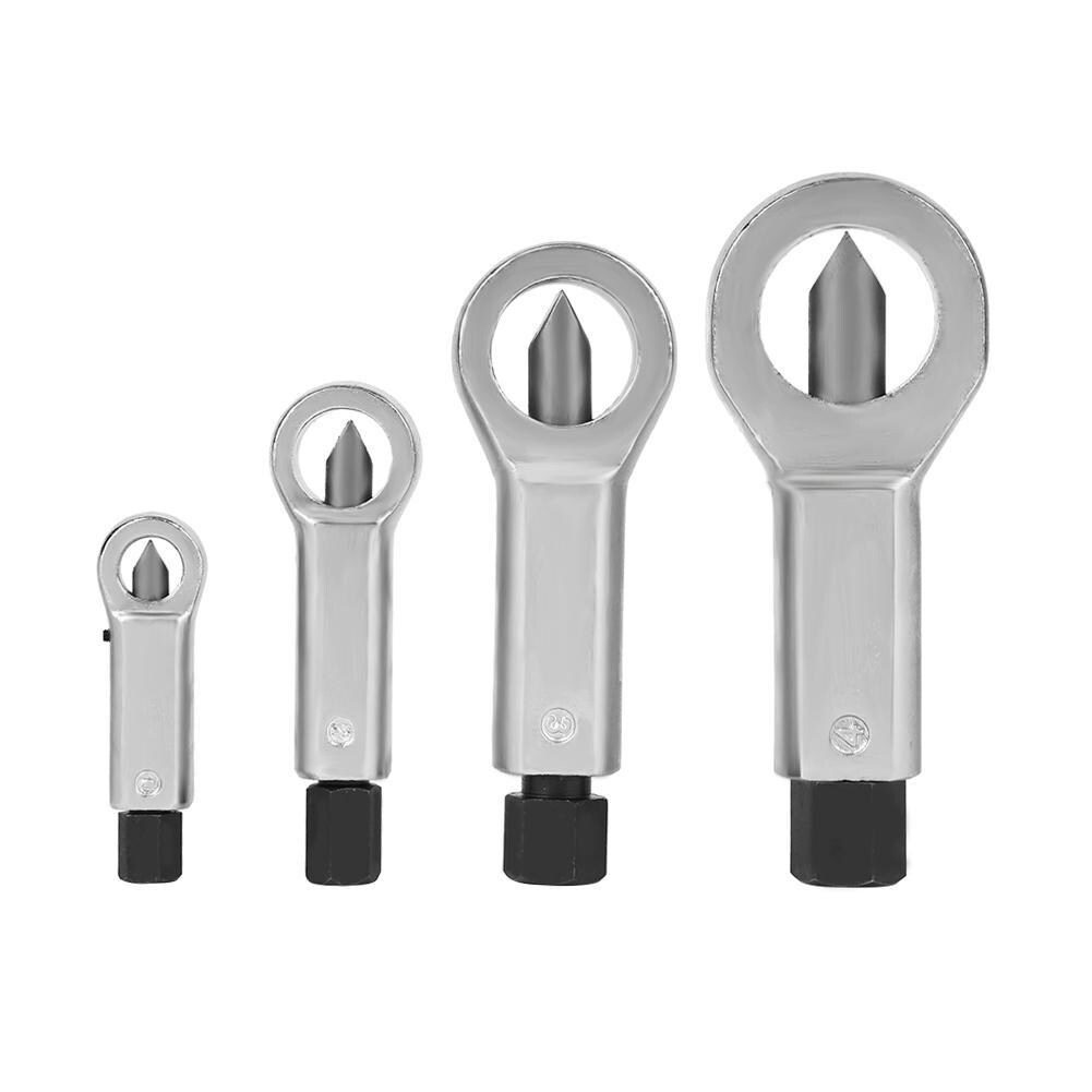 9 12mm Nut Extractor Splitter Cracker Remover Tool Set Rust Nut Removal Puller Damaged Screw Repair Hand Tools Professional  04