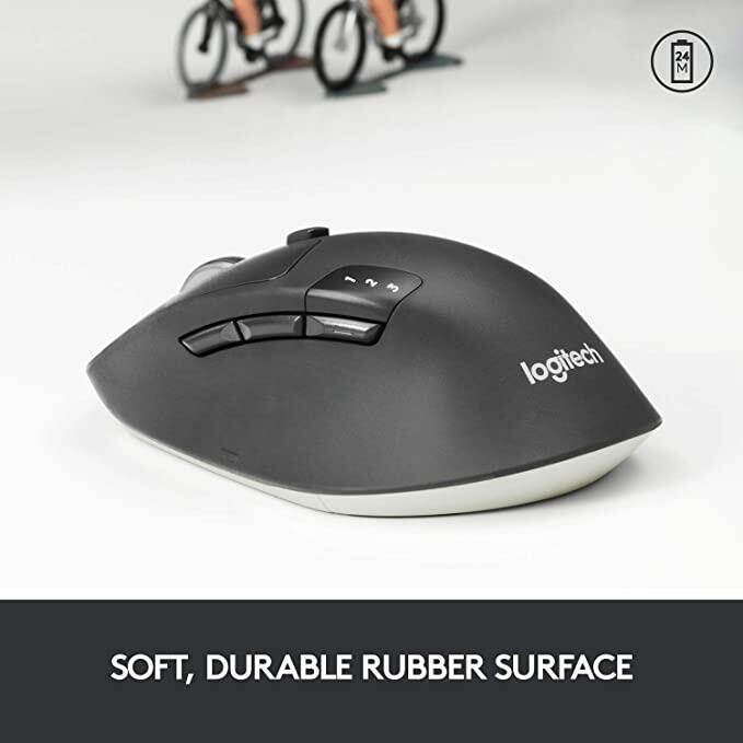 Logitech M720 Bluetooth Wireless Mouse Office Caring Computer 1000 DPI 8 Buttons For Laptop PC Mac iPadOS