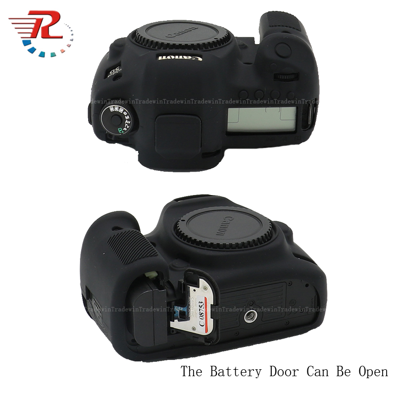 Cao su silicon thân máy trường hợp bìa cho Canon EOS 5D3 5DIII 5D Mark III