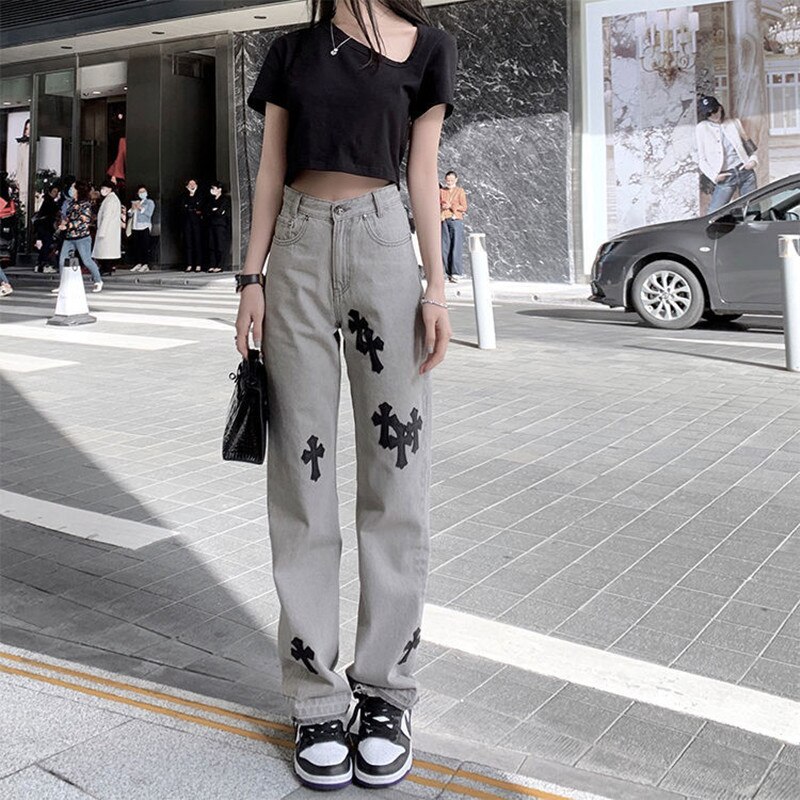 Streetwear Korean Fashion Cross 