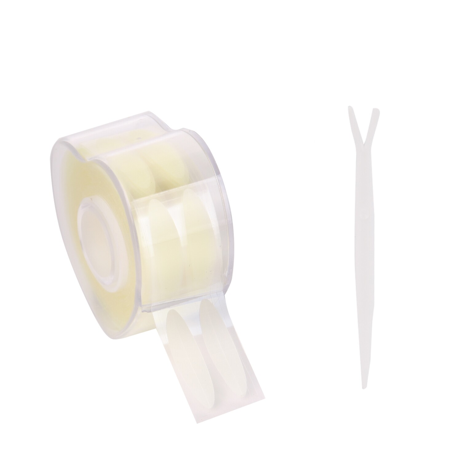 600 Stickers/roll Fiber Invisible Double Side Adhesive Heart-shaped Eyelid makeup Stickers Transparent Double Eyelid Tapes Tool