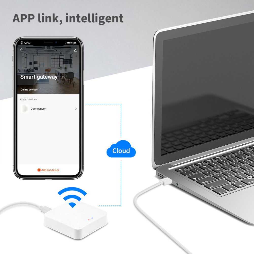 E Life Smart Store Tuya Bluetooth Smart Gateway Hub Bluetooth Smart Life APP Wireless Remote Controller Works For Alexa Google Home