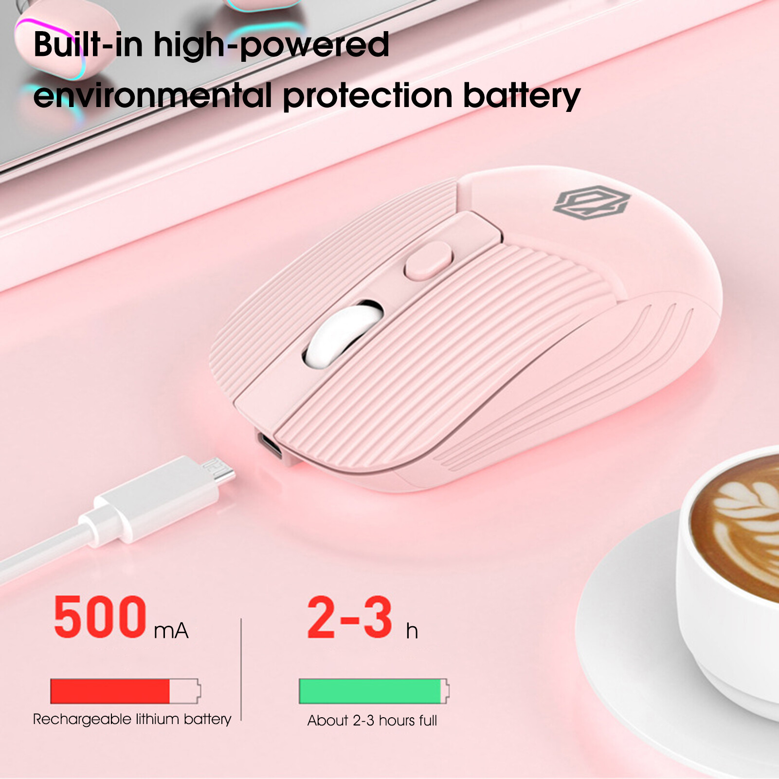 Chuột Không Dây F4 Chuột Máy Tính 2.4 Có Thể Sạc Lại Độ Chính Xác Cao Phổ Biến Hai Chế Độ 5.0 GHz/Tương Thích Bluetooth Cho Máy Tính Để Bàn Chuột Máy Tính Hữu Ích