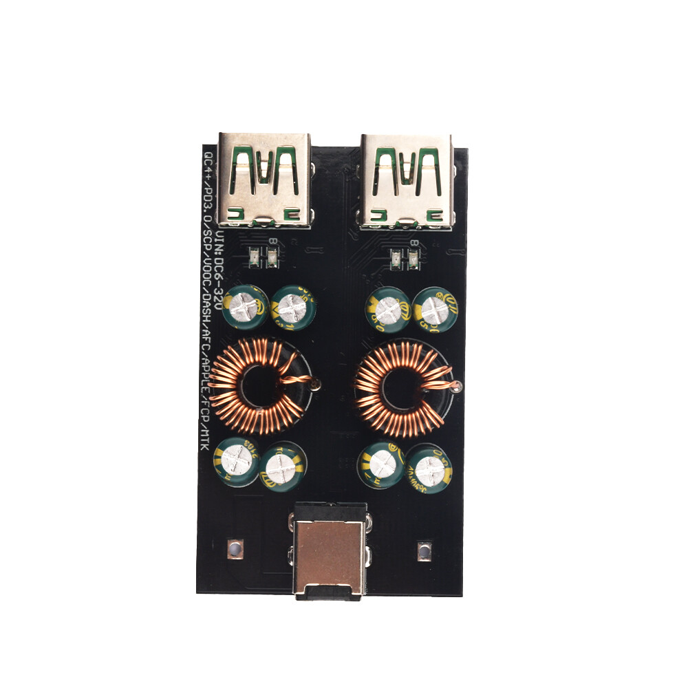 【Ready Stock】Sw3518s DC6V-32v Fast Charging Power Step-down Module 2-way Module USB Pd3.0 (PPS) Mobile Phone Fast Charging Board