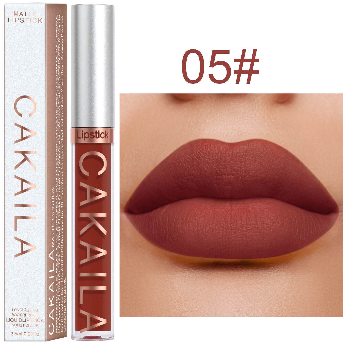 18 Colors High Color Rendering Velvet Matte Lipstick Matte Lip Gloss Waterproof Non-marking Lip Glaze Long Lasting