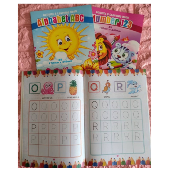 Activity & learning book Alphabet ABC Malaysia