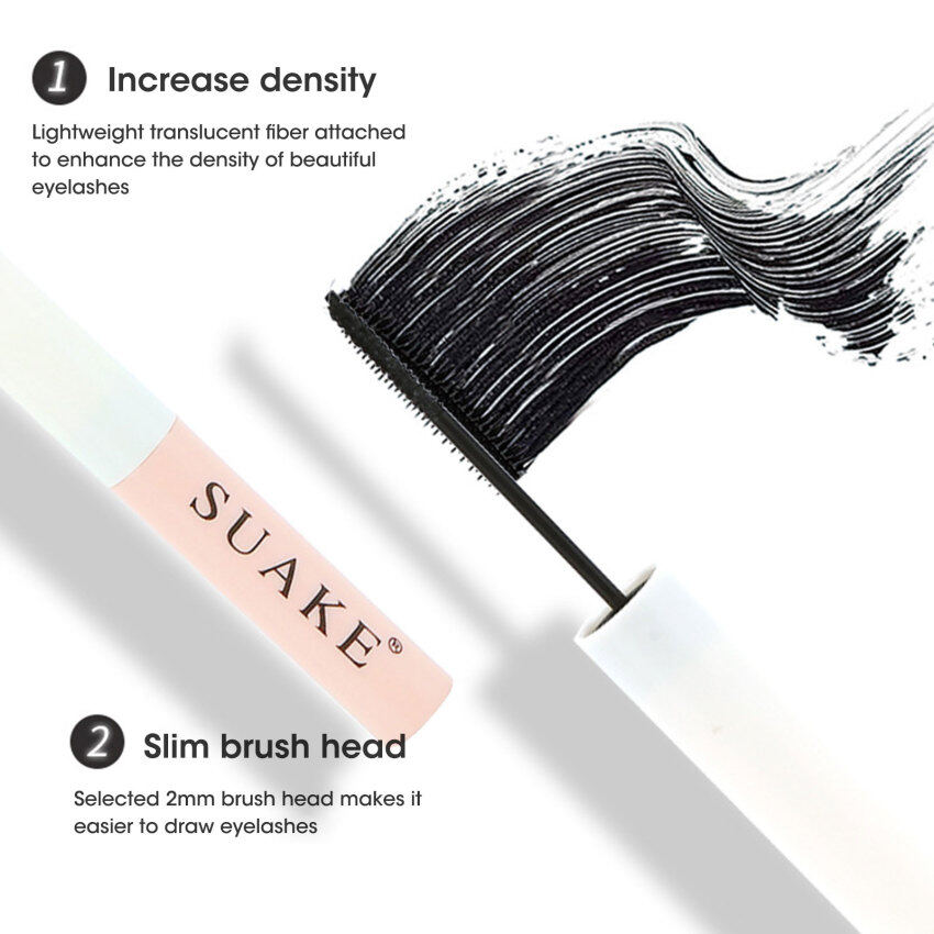 Waterproof Mascara Thick Pull Long Curl Eyelashes Liquid Not Easy Dizzy Dye Eye Lashes Quick Waterproof