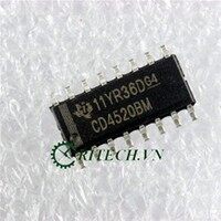 Combo 10 con cd4520bm, cd4520 ic số sop 16