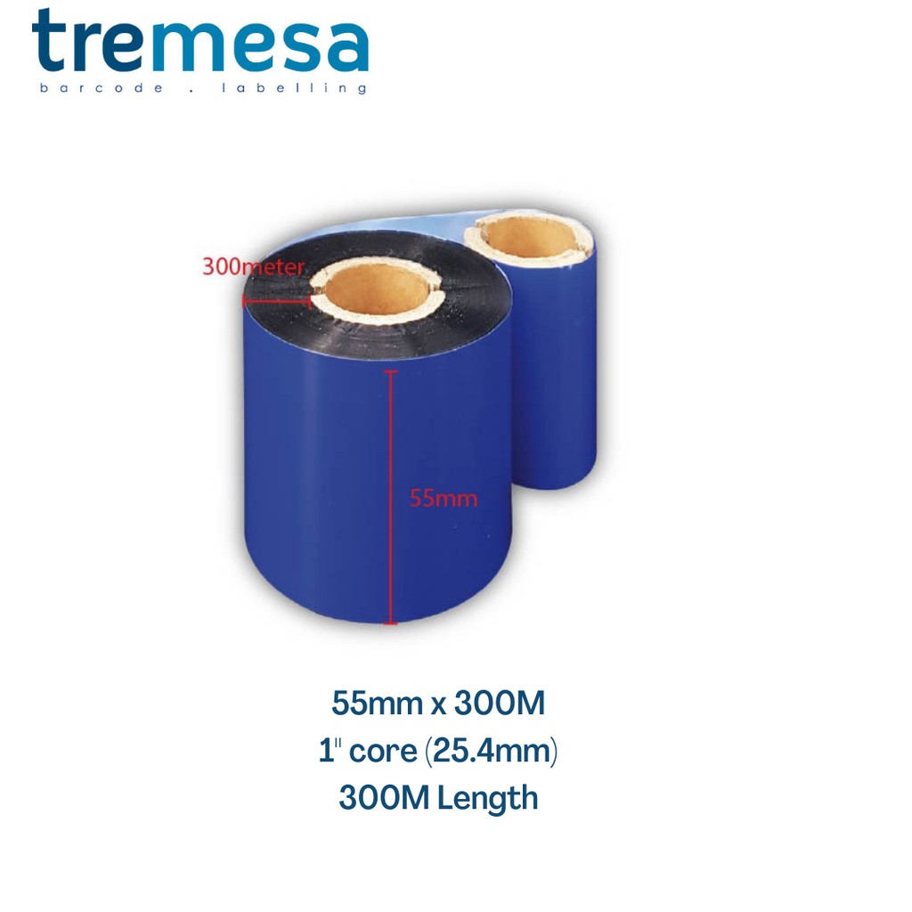 TSC Argox Compatible Printer Ribbon Thermal Transfer Ribbon For Barcode ...