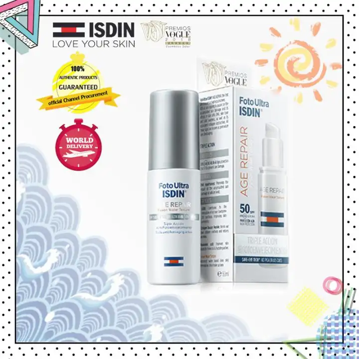 isdin fotoultra age repair fusion water texture spf 50 50ml