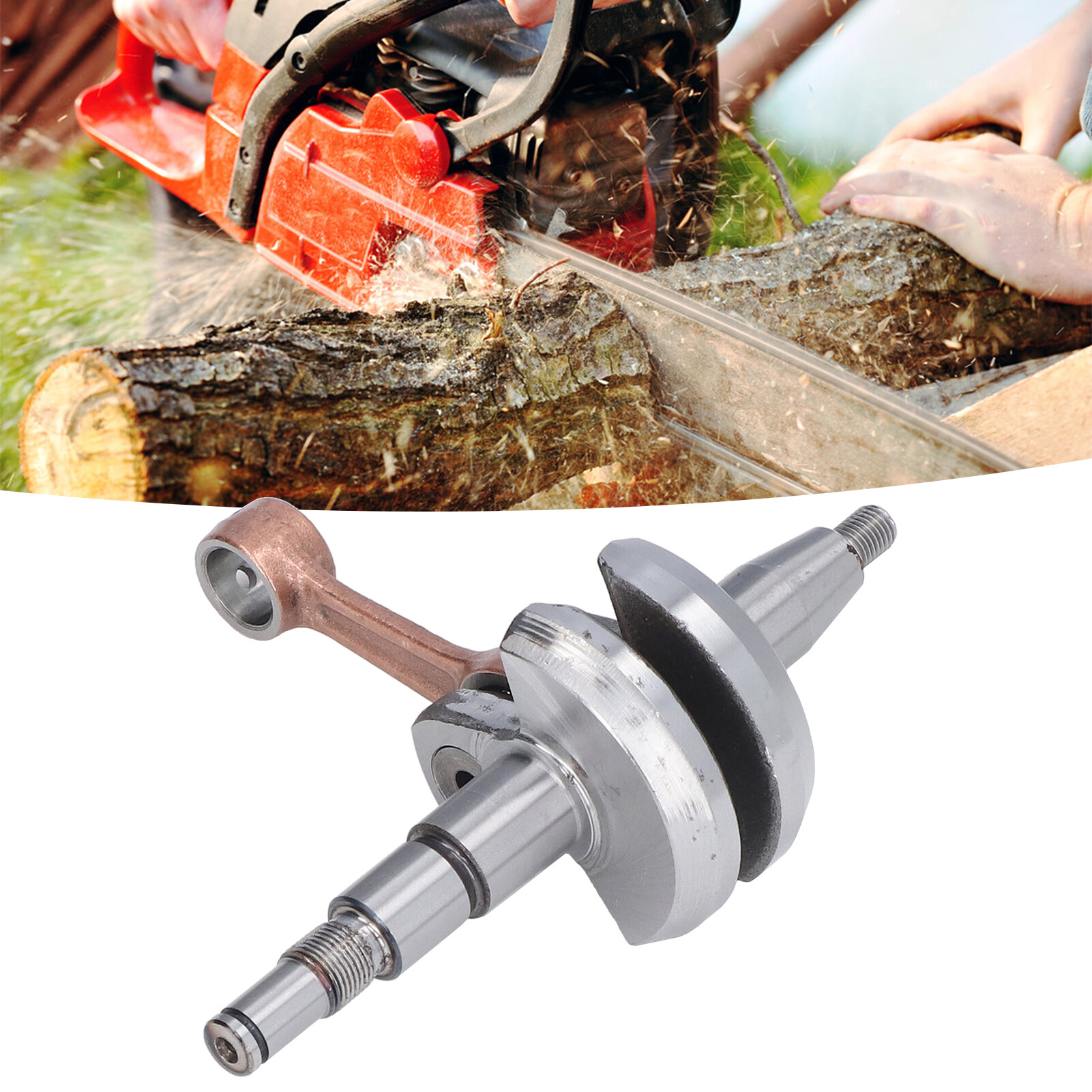 Crankshaft Replacement Chainsaw Engine Alloy Steel Crankshaft for STIHL MS290 MS390 MS310