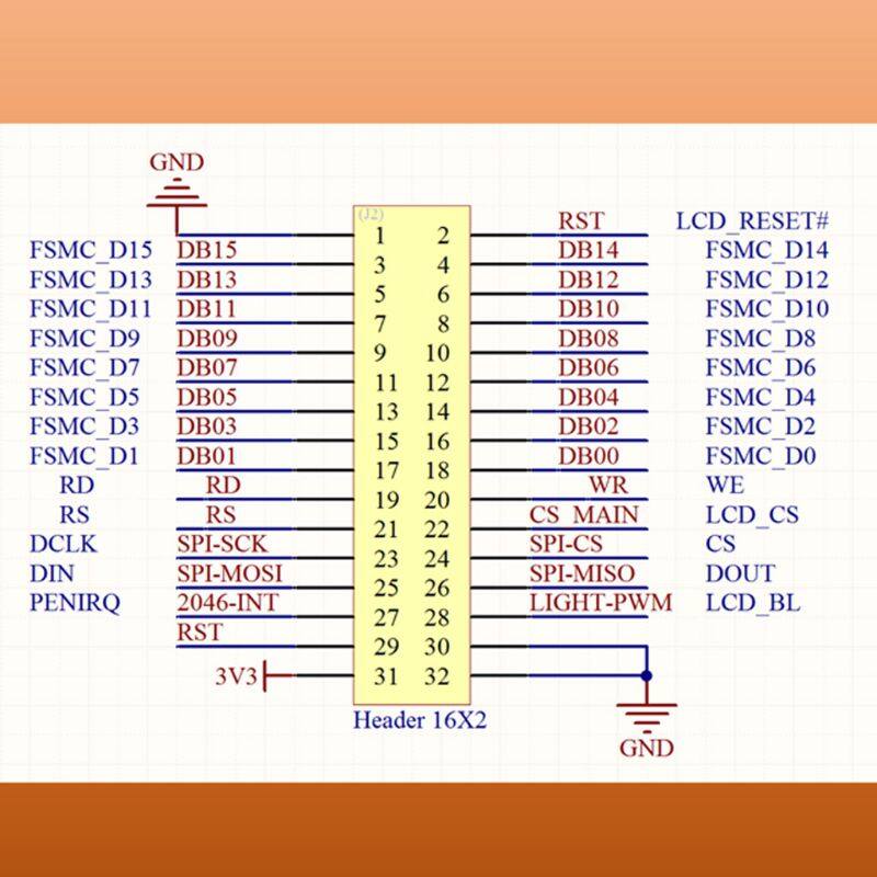 STM32F407VET6 Development Board Cortex-M4 32bit MCU SPI STM32 System Mini Learning Module with 3.2   Screen