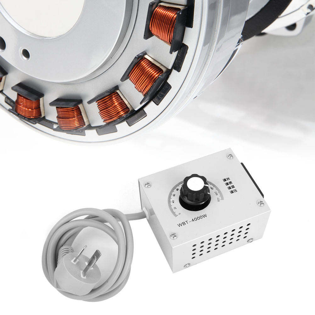 Bộ Điều Khiển Công Suất Cao 220VAC Bộ Điều Khiển Điện Áp Biến Đổi Độ Sáng Tốc Độ Động Cơ Quạt Biến Thiên Bộ Điều Khiển Động Cơ Phích Cắm AU