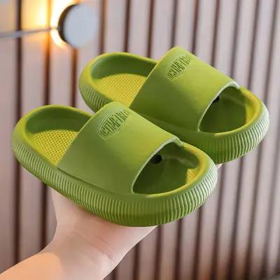 BoBoM Children Slippers Summer Girls Boys Home Non-slip Soft Bottom Sandals Thickened Baby Bath Bathroom Slippers