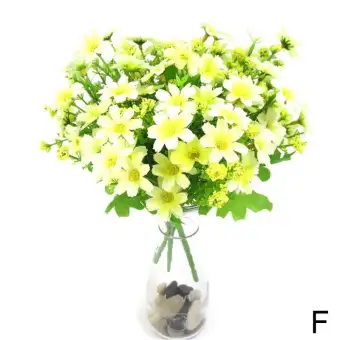 Rainly Home 28 Heads Fake Flower Artificial Little Daisy Flower