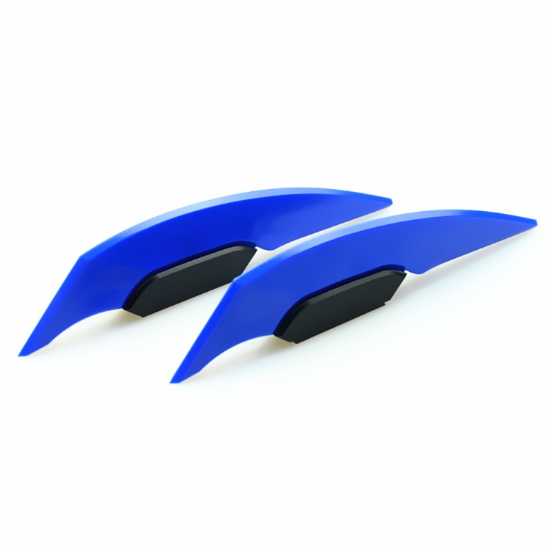 RTO 1Pair Universal Motorcycle Winglet Aerodynamic Spoiler Wing with Adhesive Motorcycle Decoration Sticker for Motorbike