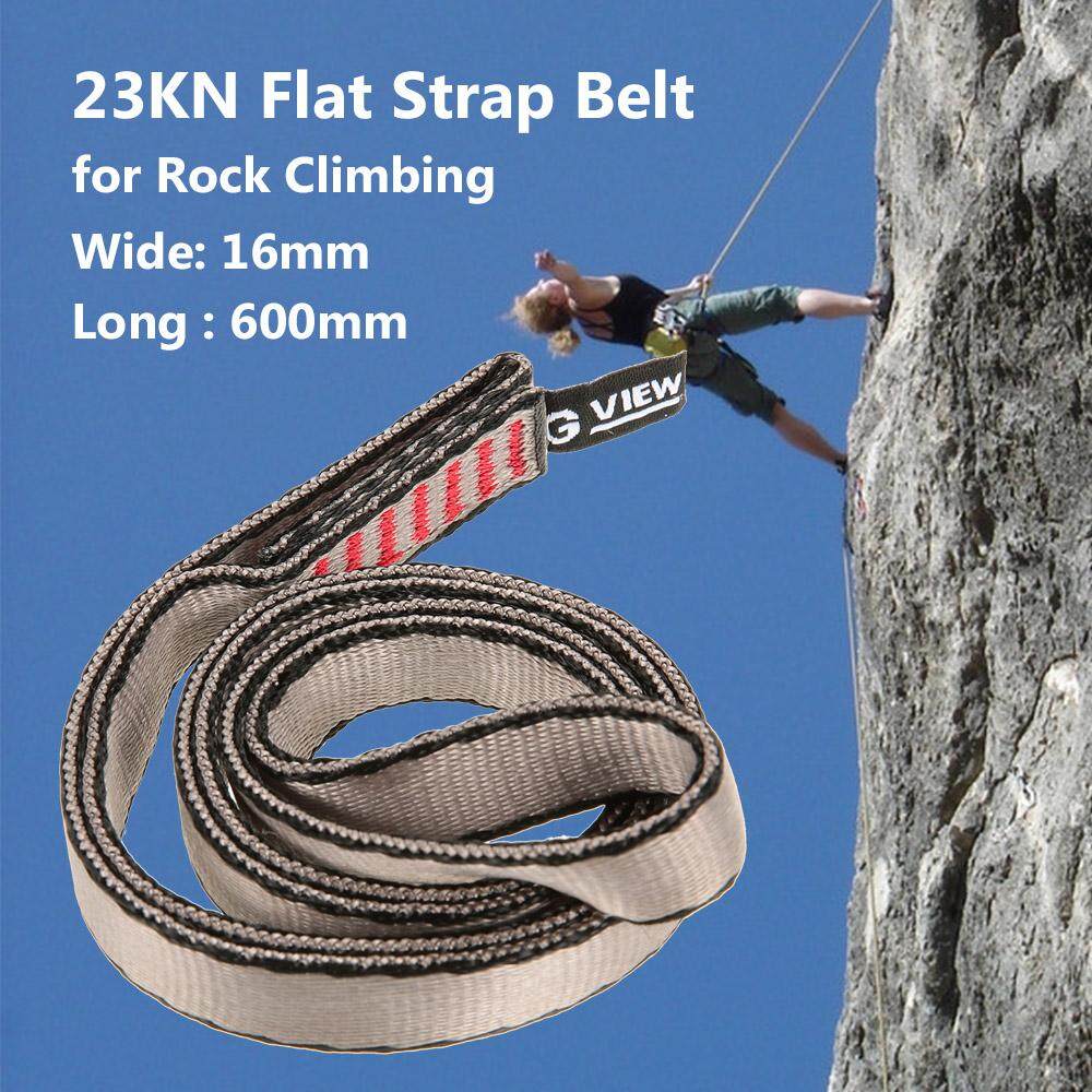 23KN 16mm 120cm/3.9ft Rope Runner Webbing Sling Flat Strap Belt Cord fr Climbing 
