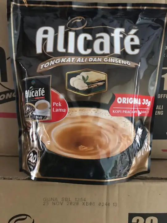 Alicafe Tongkat Ali Ginseng Original 30gm X 20 Lazada