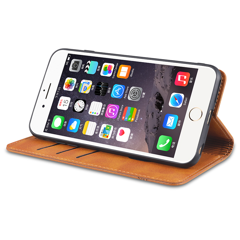 Ốp Dạng Ví Cho iPhone 6 6S Plus, Ốp Đứng Mềm IPhone6 Plus