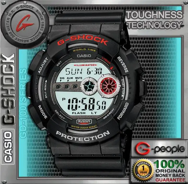 g shock gd 100 1a