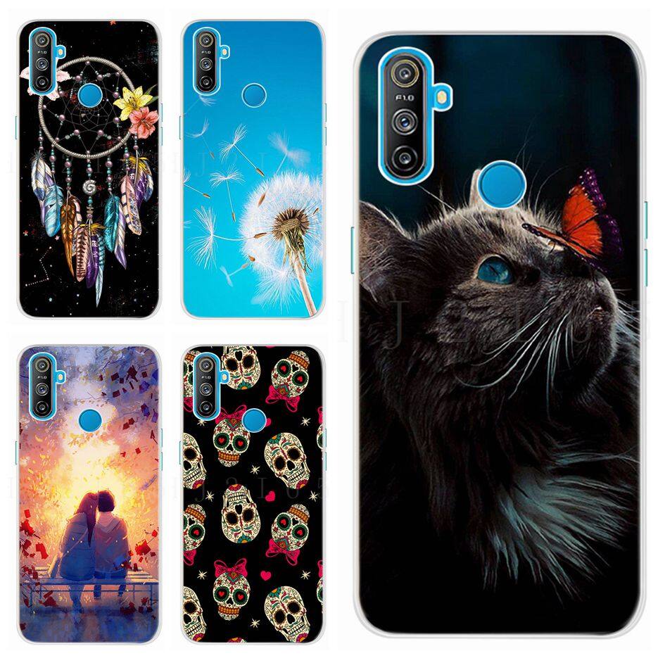 Realme C3 Case Cute Painted Soft TPU Back Cover For Oppo Realme C3 (3 cameras) Phone Case 6.5''