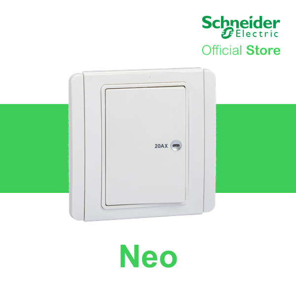 Schneider Electric Neo 20A 1 Gang Double Pole Horizontal Switch with