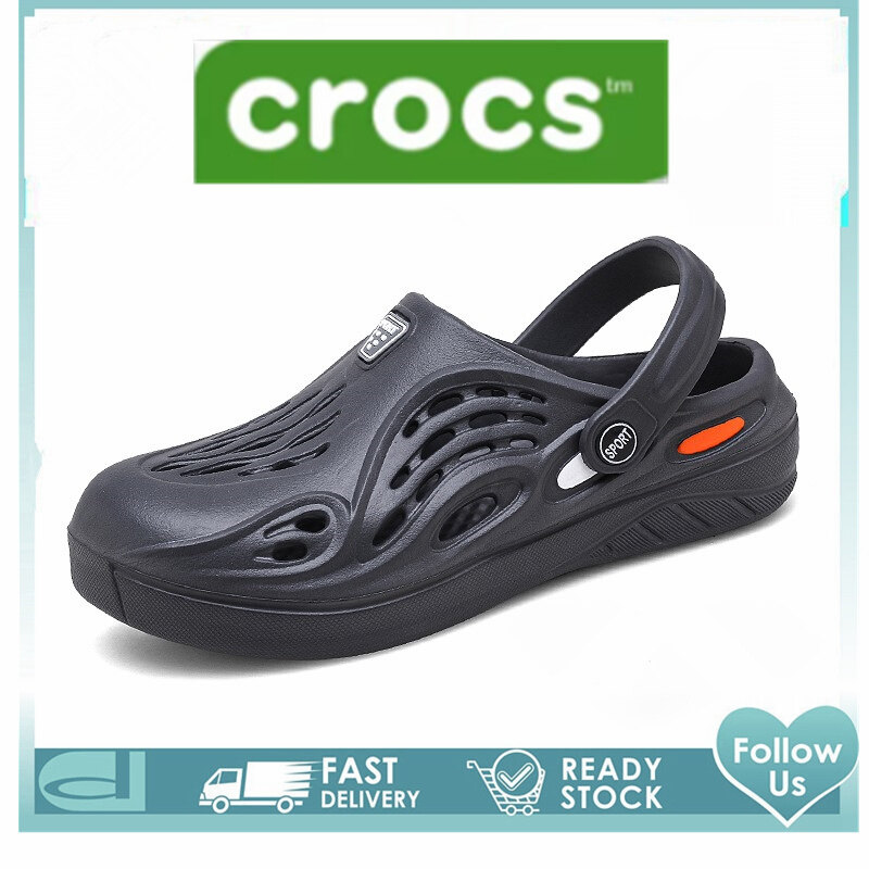 Crocs shoes sandal for men men slippers sandal big size non-slip casual ...
