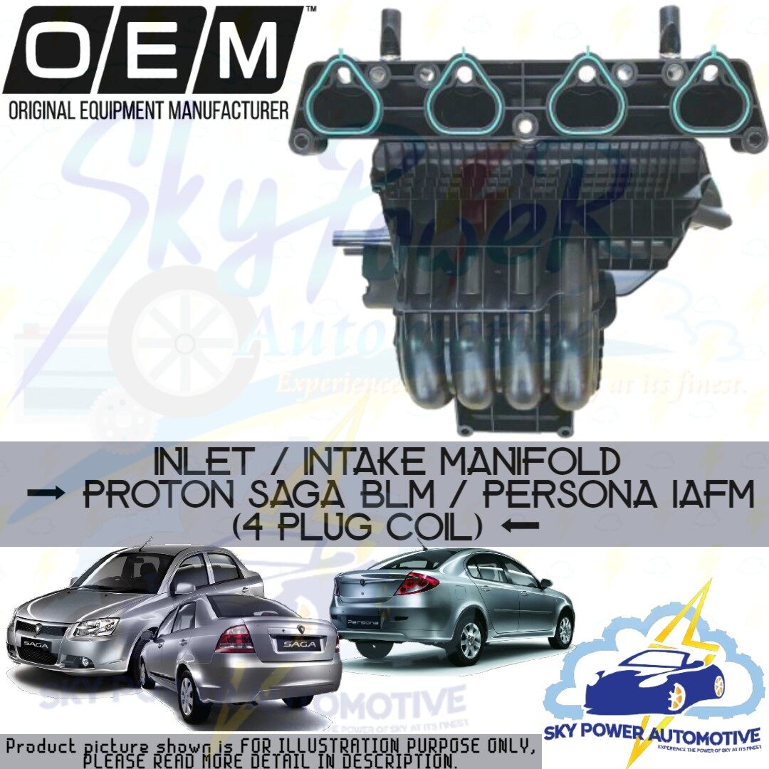 PROTON SAGA BLM / PERSONA IAFM (4 PLUG COIL) INLET / INTAKE MANIFOLD