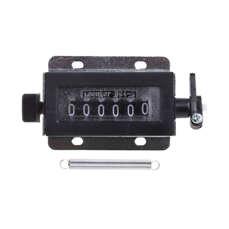 0-999999 6 digit d94-s resettable mechanical pulling count counter