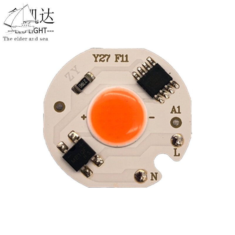 Đèn Chip LED COB 220V 3W/5W/7W/10W Đèn Chiếu Sáng Đèn Pha Tự Làm
