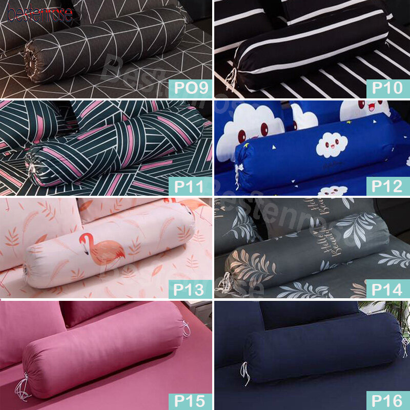 Premium Cotton 1 Bolster Case sarung / Bolster Pillow Case Cover Sarung Bantal Peluk 35x105cm