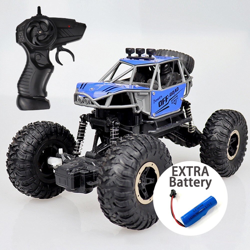 Rc Car Alloy 2WD Monster Truck Crawler 2.4GHz Control Car Remote