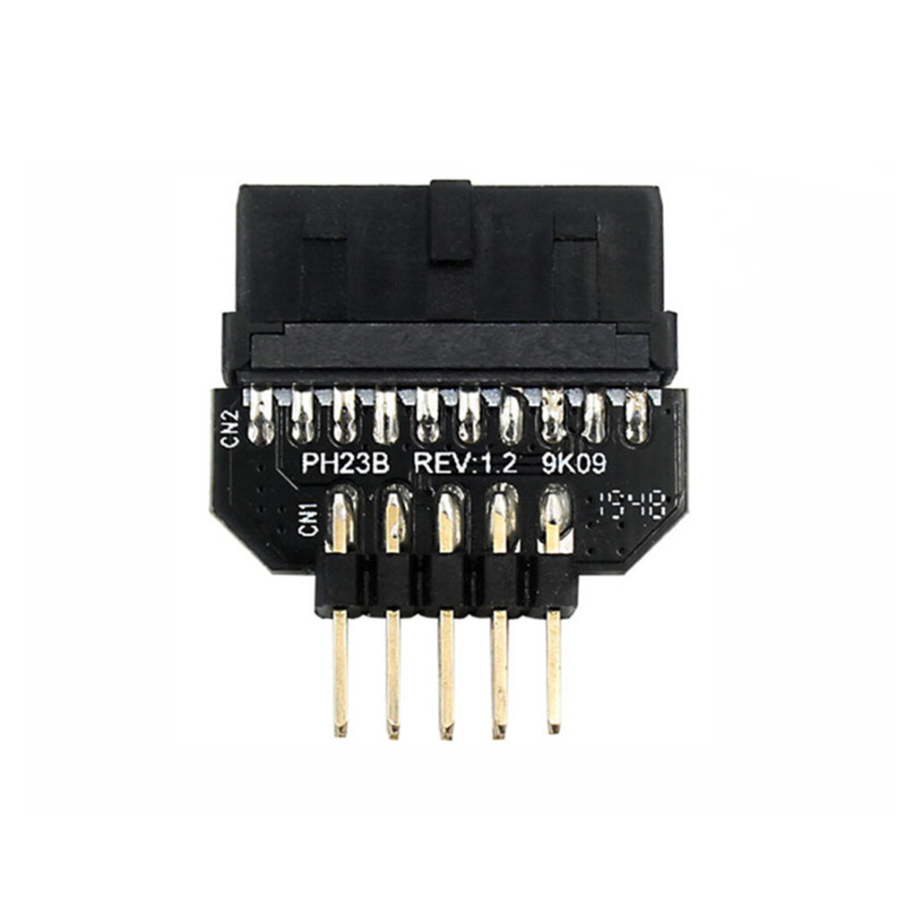 USB 3.0 20-Pin to USB 2.0 9-Pin Adapter Front Panel Converter for Motherboard Computer Accessories
