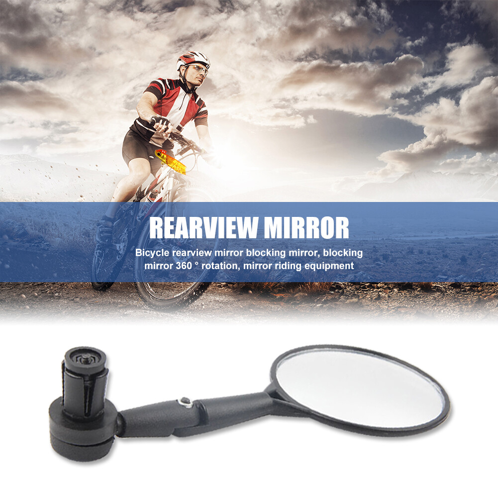 1 Cái Xe Đạp Handlebar End Mirrors 360 Xoay Xe Đạp Side Chiếu Hậu Gương