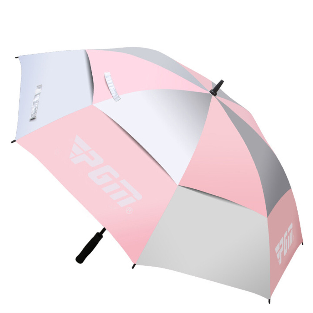 PGM Golf Umbrella Manual/Automatic Sunshade Umbrella Double Layer Thickened Extra Large Umbrella Large Lightning Protection and Hanging Prevention YS003