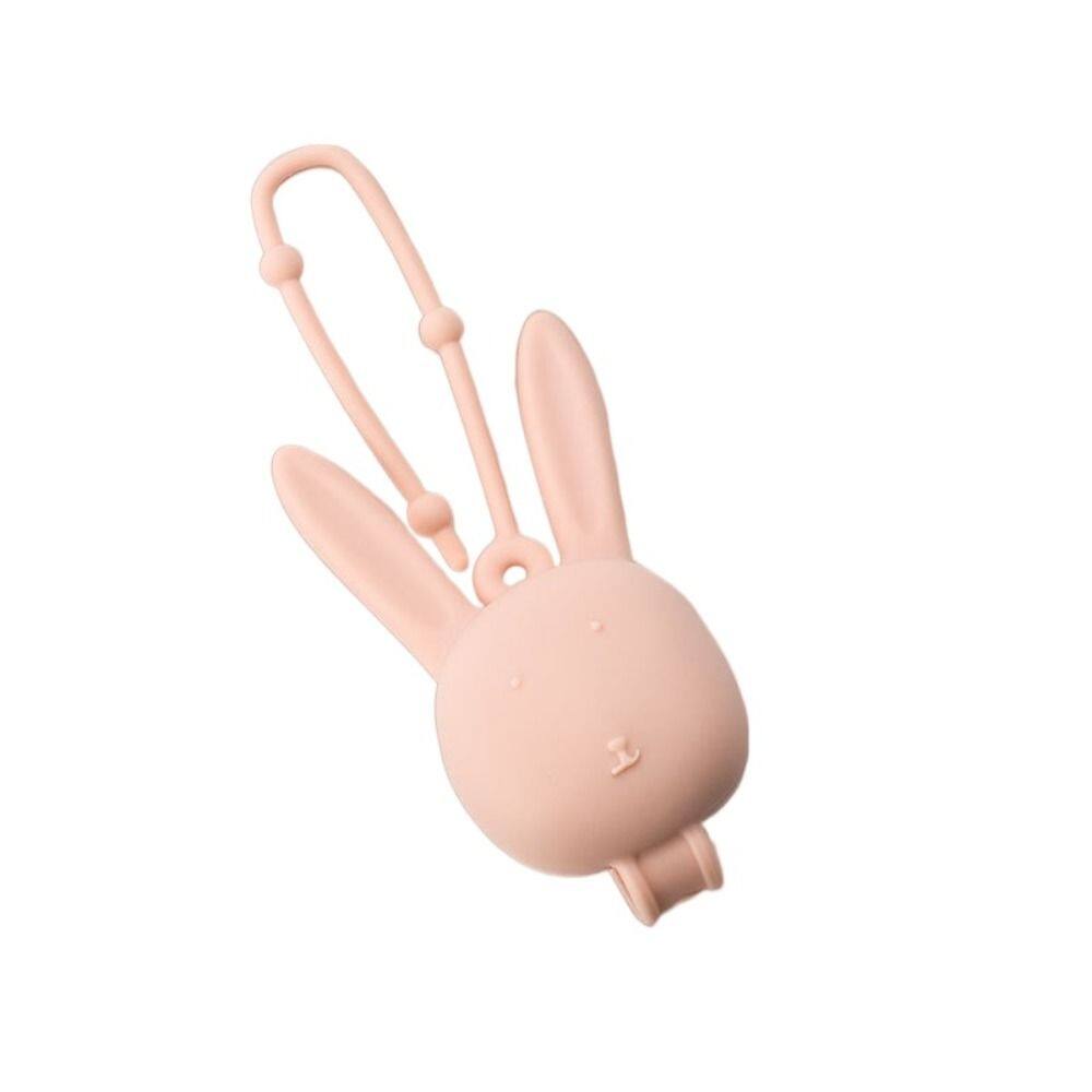 RBRIDG Baby Cute Rabbit Animals Soother Holder Cartoon Children Lion Dummy Clips Baby Pacifier Chain Pacifier Holder Clips Baby Teether Toys Straps