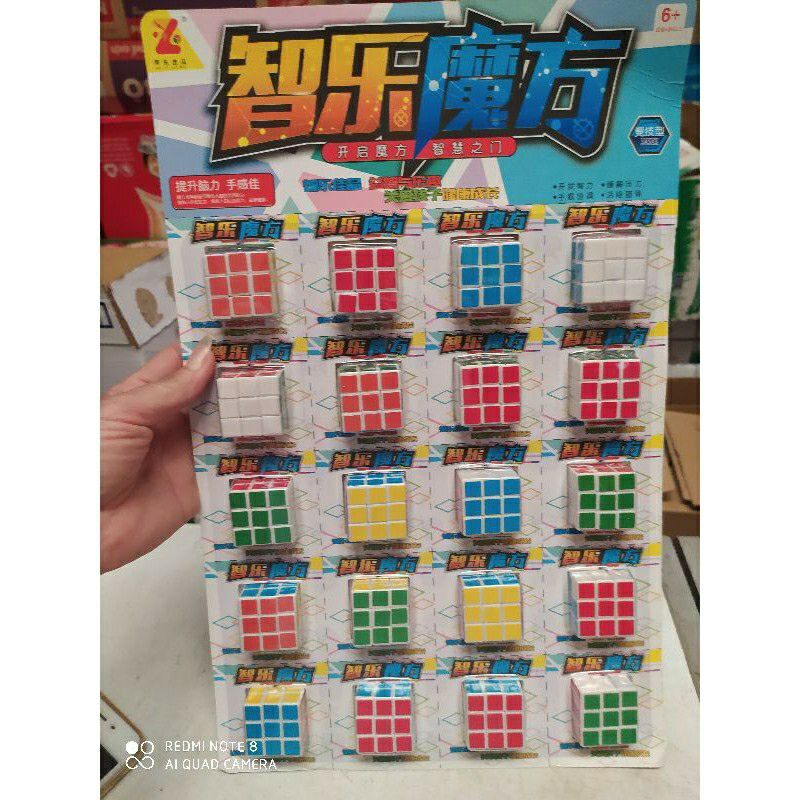 Vỉ 20 quả rubic loại nhỡ đẹp