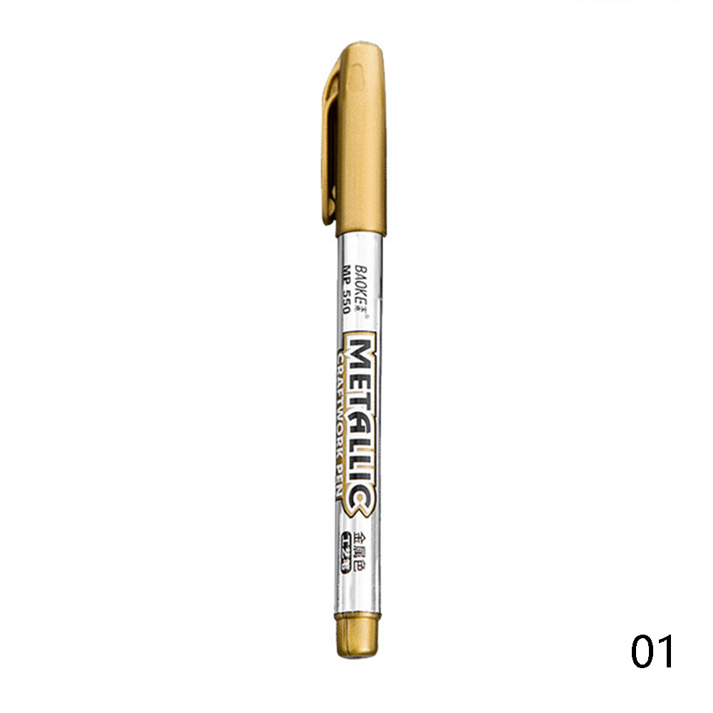 Silver/Gold Marker Pen DIY Album Journal Scrapbook Card Drawing Marker Stationery Office School Supplies