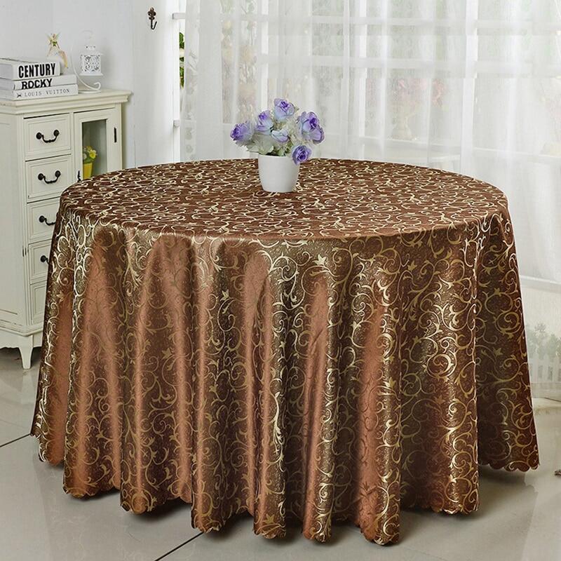 Table Cover Jacquard Table Cloth Damask Pattern For Hotel Birthday
